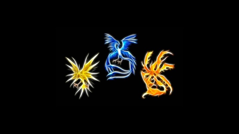 Three Legendary Birds — Black, Dramatic