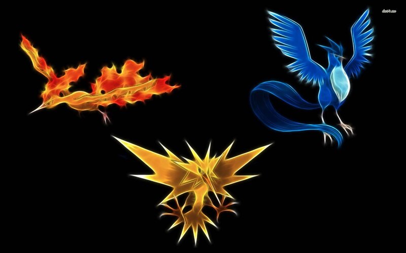 Three Legendary Birds — Black