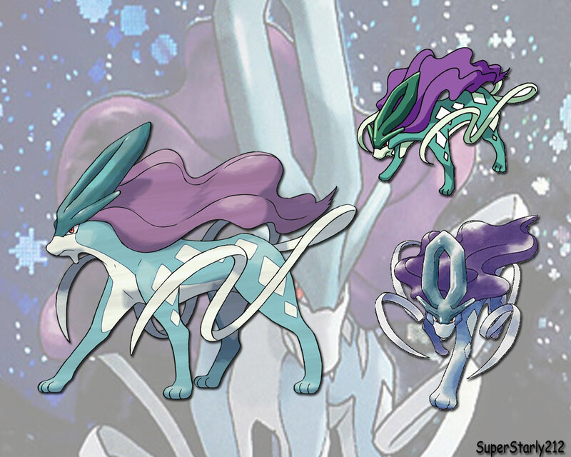 Three Legendary Pokémon