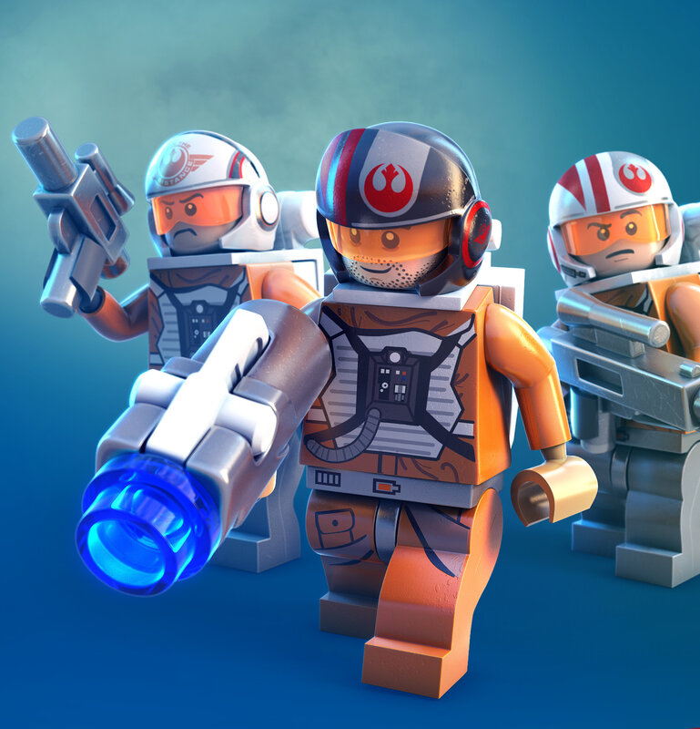 Three Lego Pilots