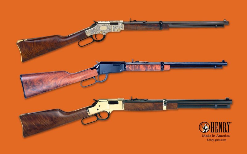 Three Lever-action Rifles
