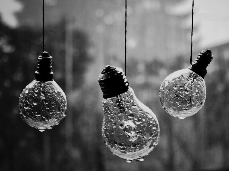 Three Light Bulbs