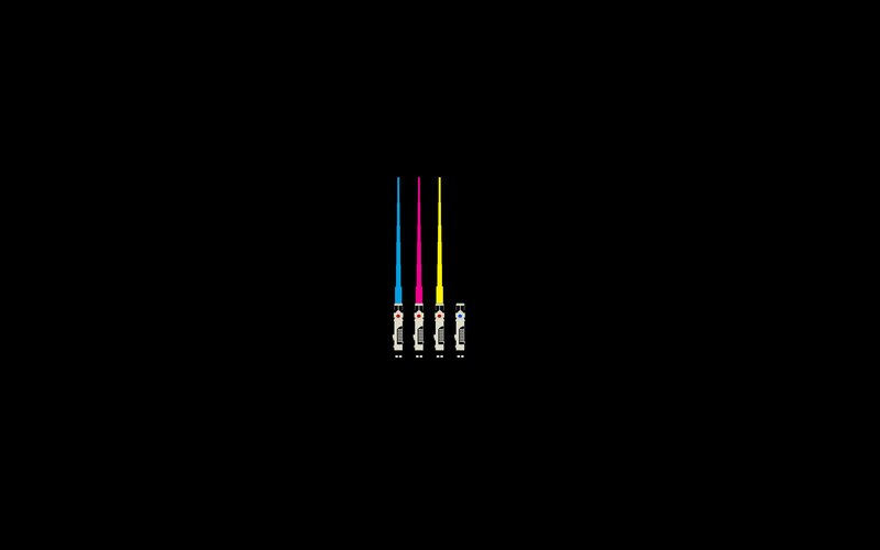Three Lightsabers