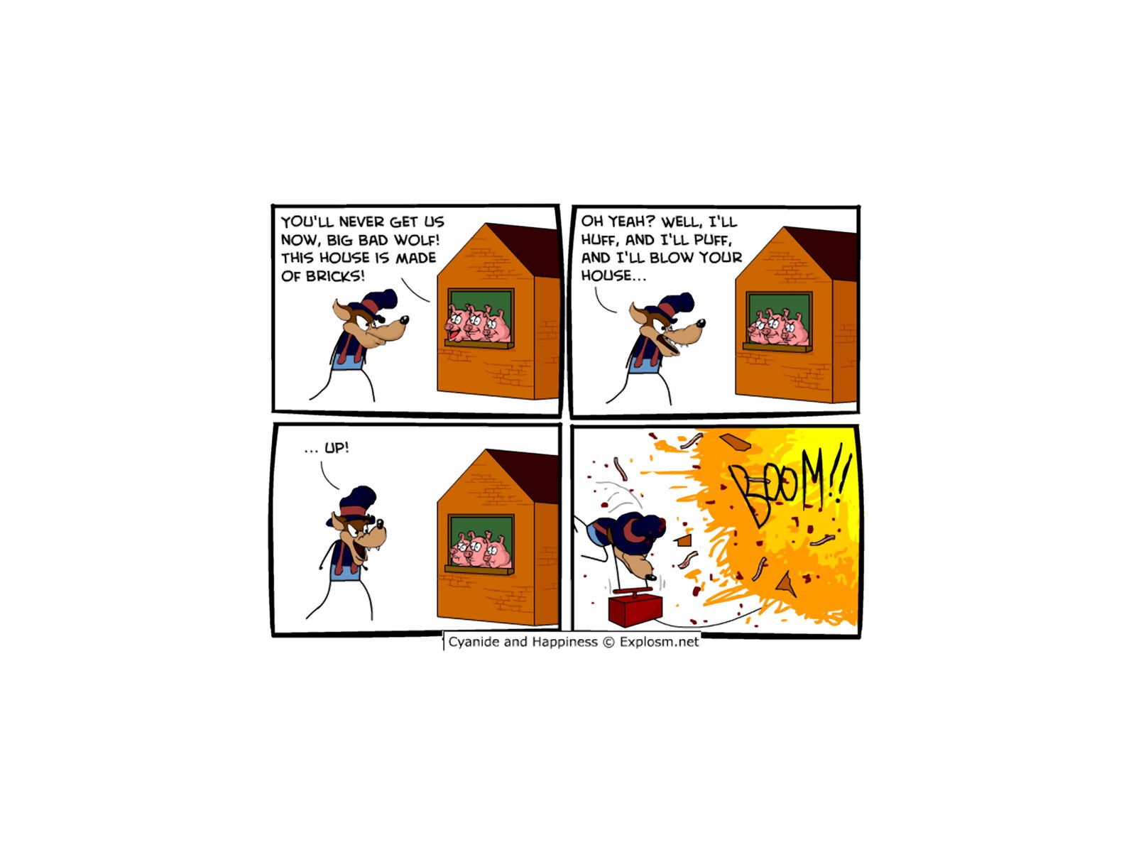 Three Little Pigs Comic