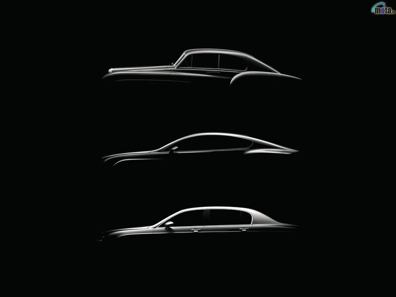 Three luxury car silhouettes