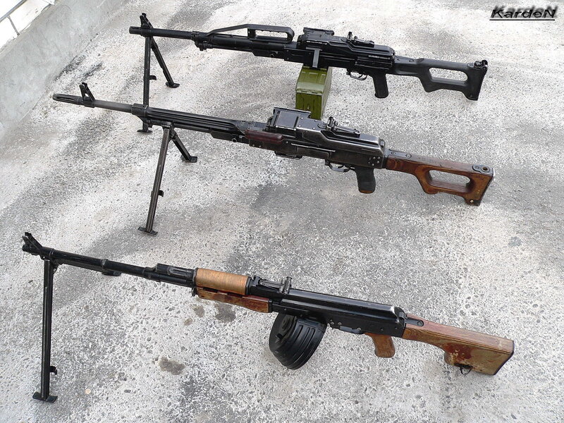 Three Machine Guns