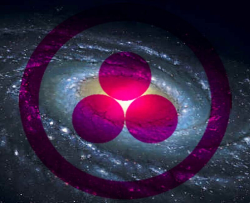 Three Magenta Circles