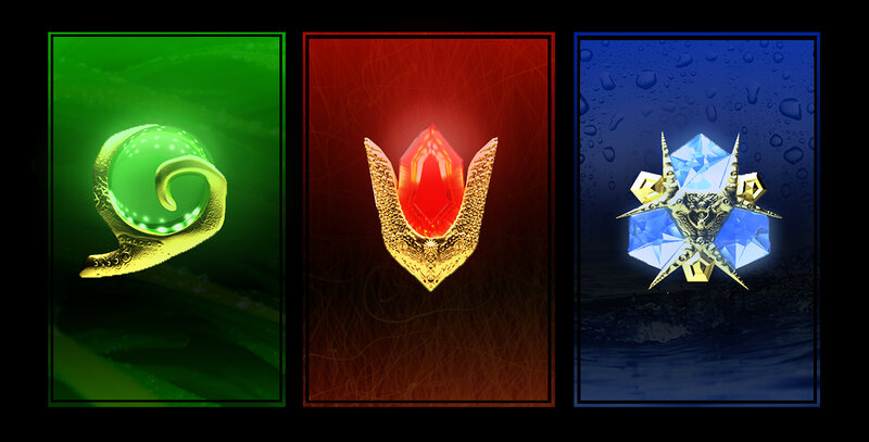 Three Magical Artifacts — Green, Mystical