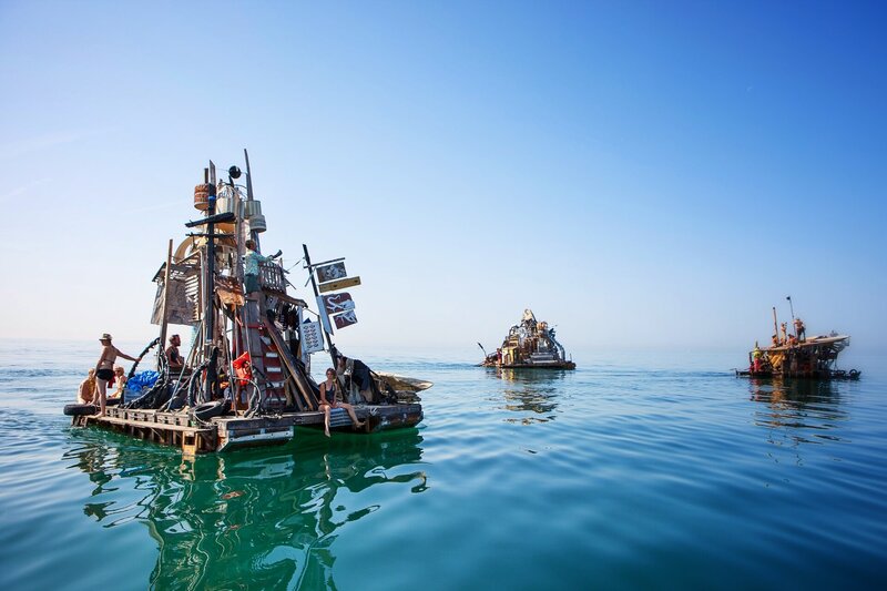Three Makeshift Boats