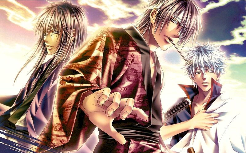 Three Male Anime Characters
