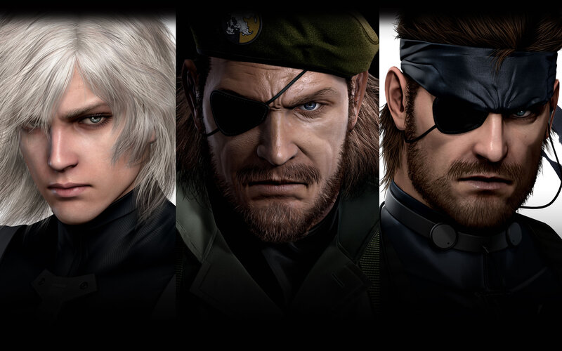 Three Male Characters — Black, Serious, 3d Render