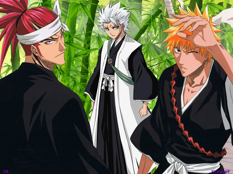 Three Male Characters in Robes