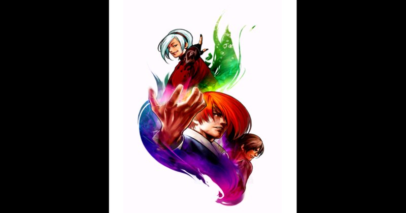 Three Male Characters — Red, Dramatic, Manga