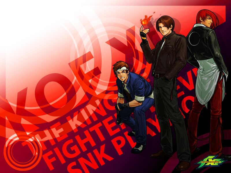 Three Male Characters — Red, Dramatic