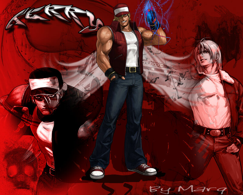 Three Male Characters — Red
