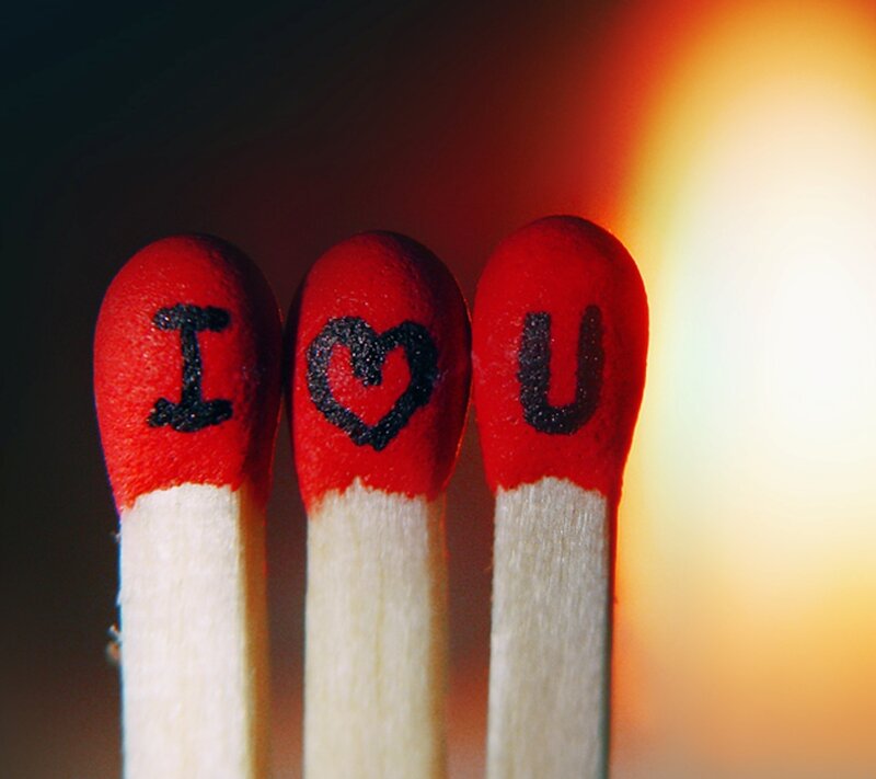 Three Matches with I Love You