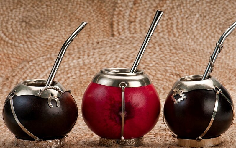 Three Mate Gourds — Brown