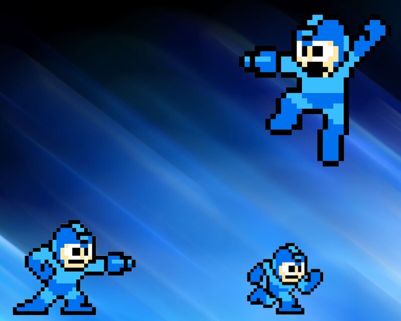 Three Mega Man Characters