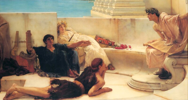 Three Men and a Woman — White