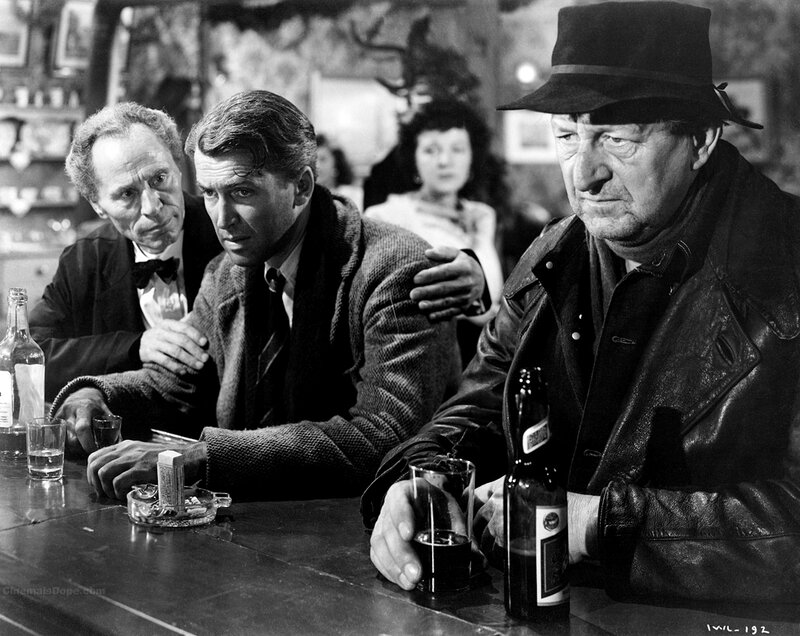 Three Men at a Bar — Black