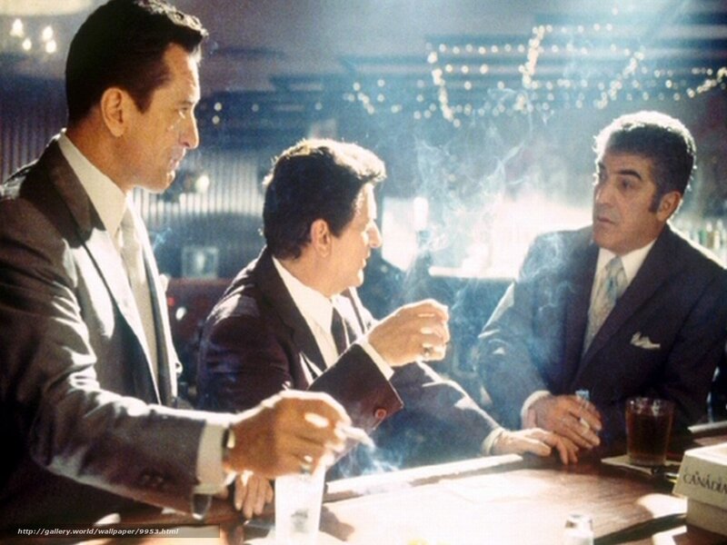 Three men at a bar