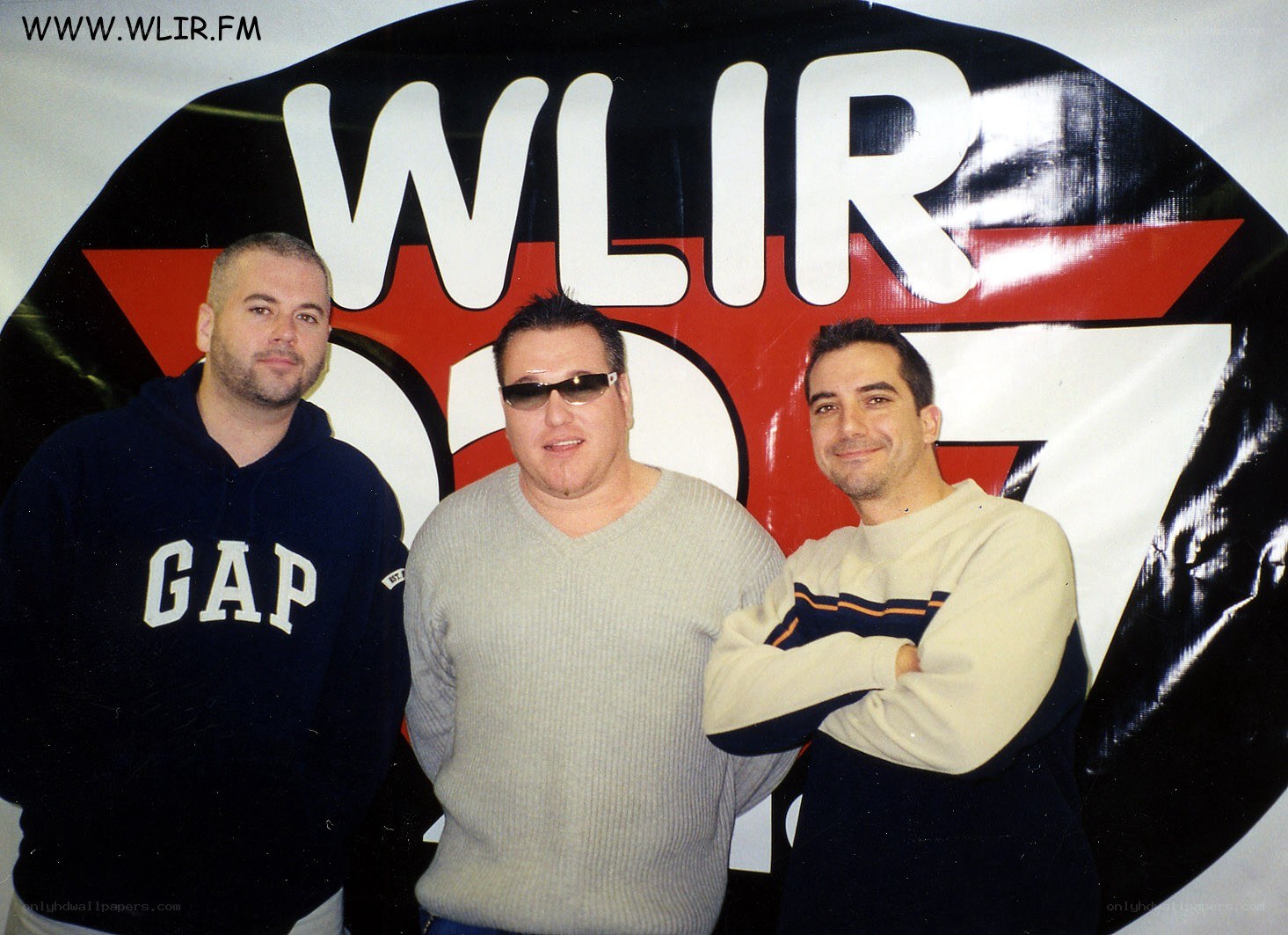 Three men at WLIR event