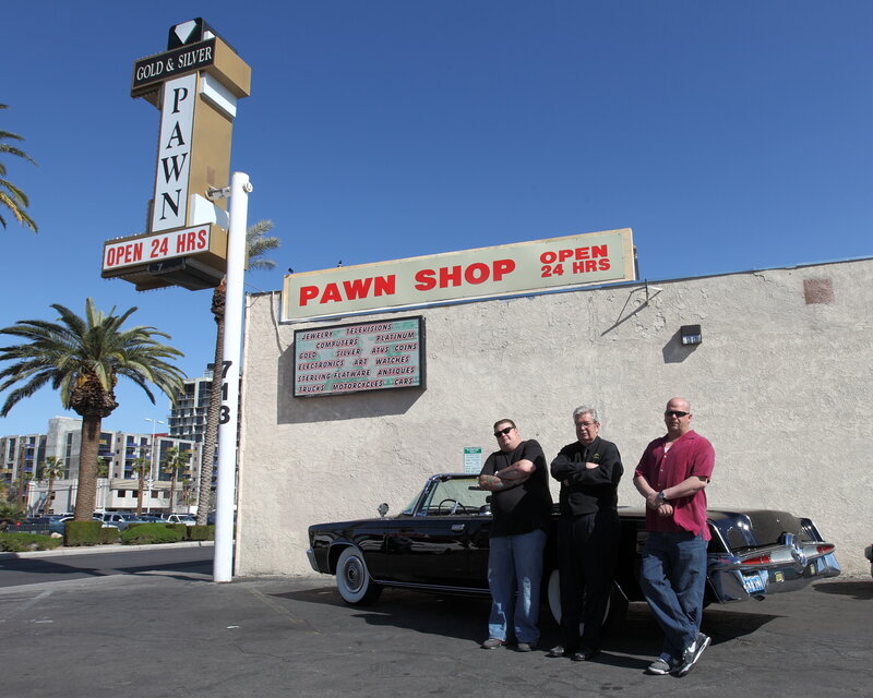 Three Men by Car
