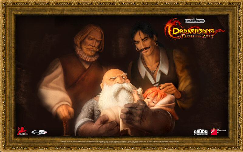 Three Men Holding a Baby