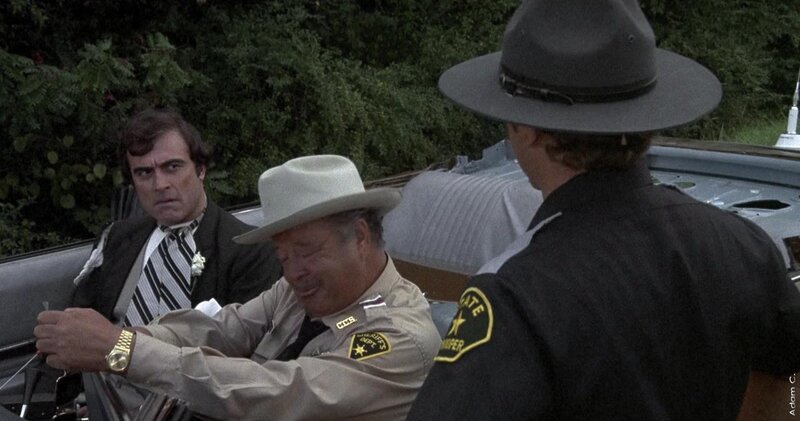 Three Men in a Car — Brown