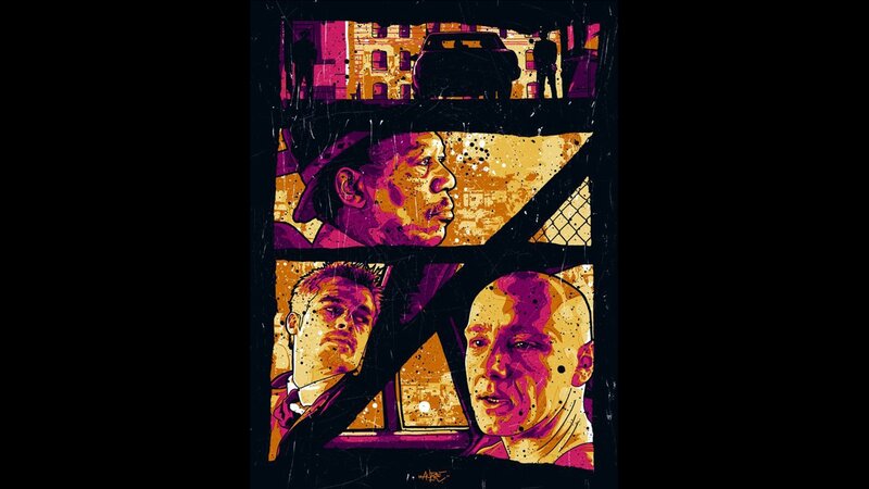 Three Men in a Car — Purple