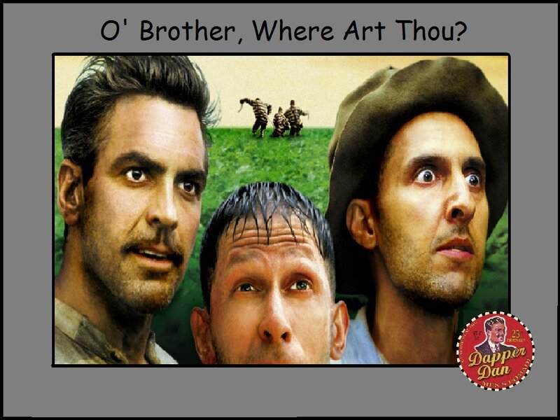 Three Men in a Field — Green, Dramatic