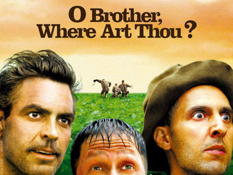 Three Men in a Field — Green
