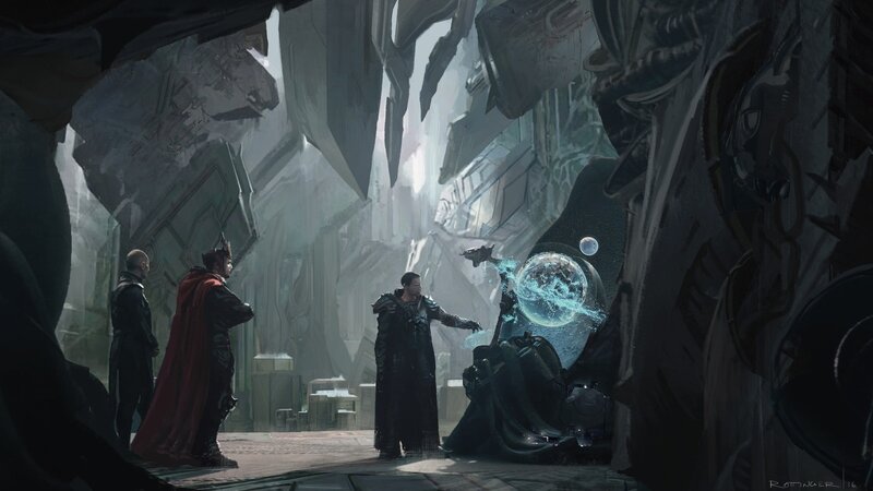 Three Men in a Ruin