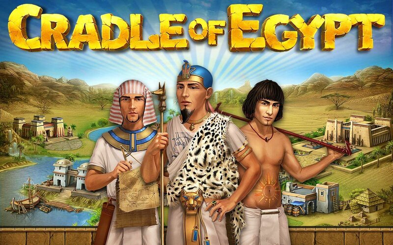 Three Men in Ancient Egyptian Attire