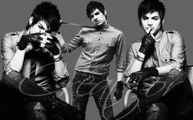 Three Men in Black and White — Dramatic