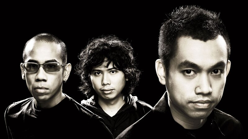 Three Men in Black and White — Serious, Photograph, Glasses