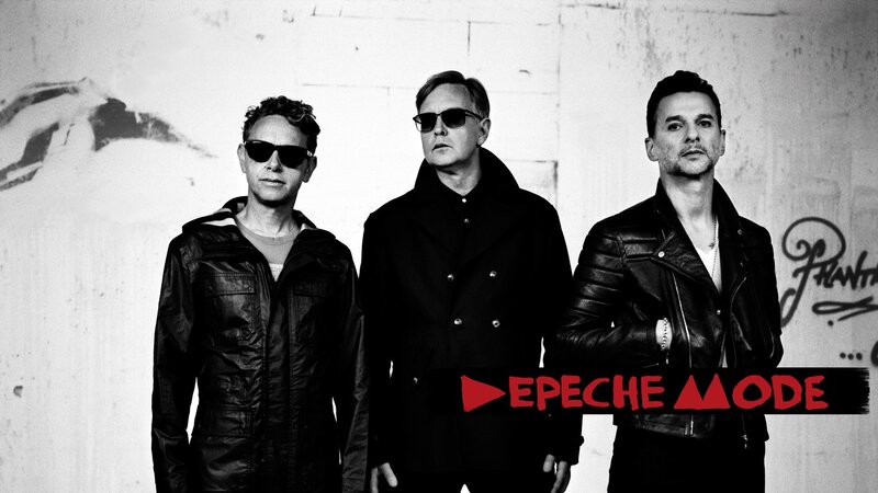 Three Men in Black Jackets — Serious, Photograph