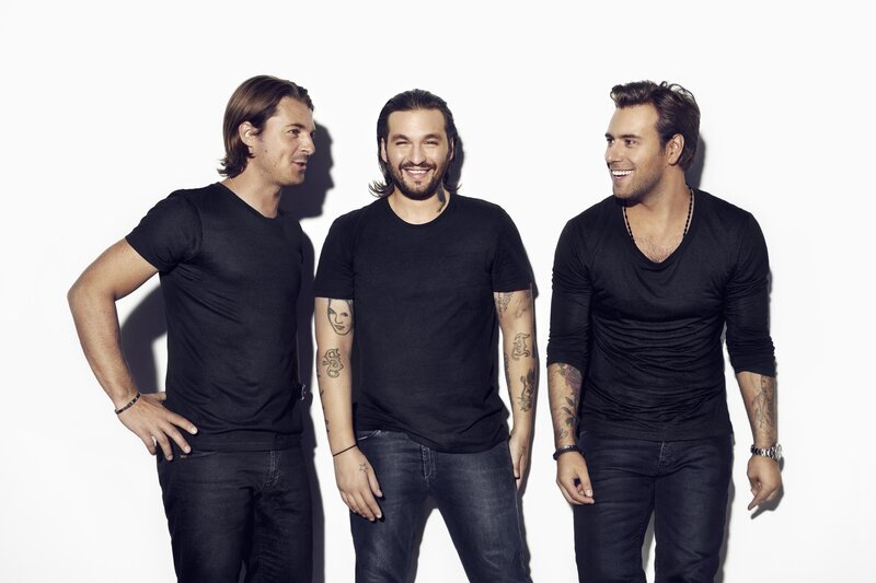 Three Men in Black Shirts — Friendly