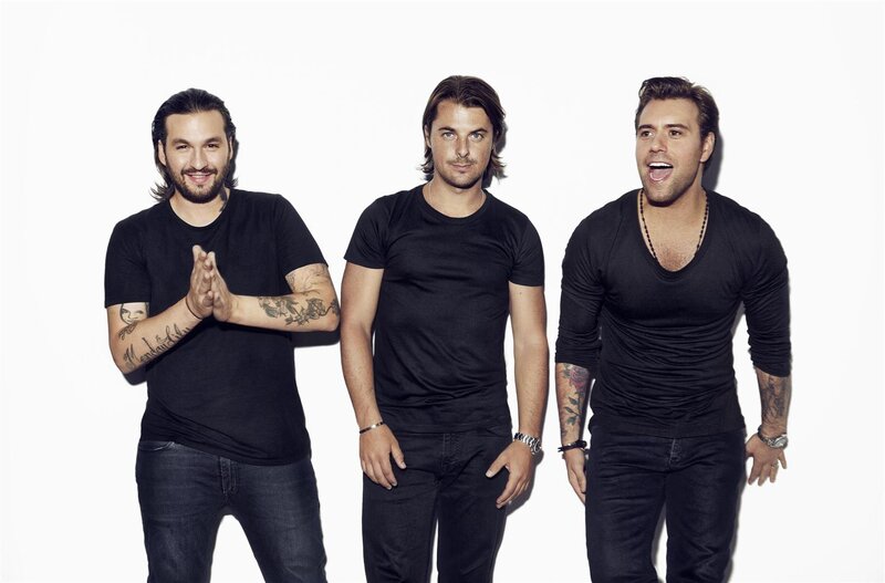 Three Men in Black Shirts — Neutral