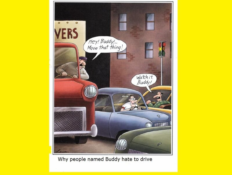 Three Men in Cars