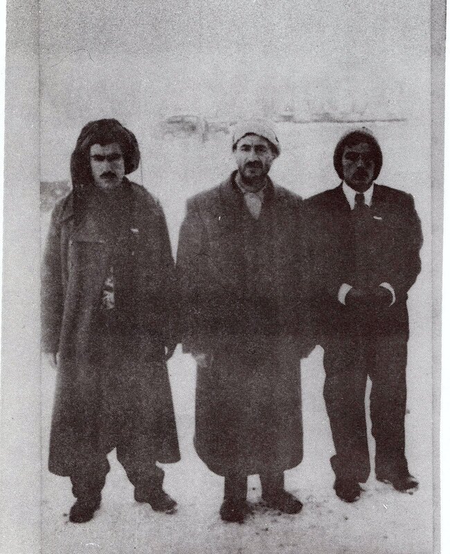 Three Men in Coats — Black, Neutral