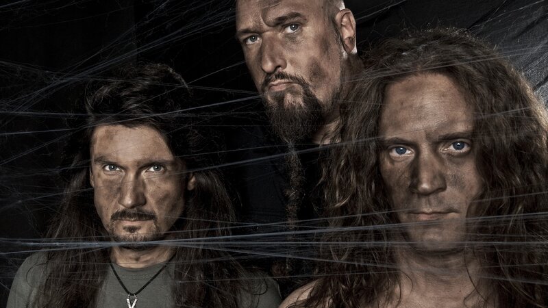 Three Men in Cobwebs