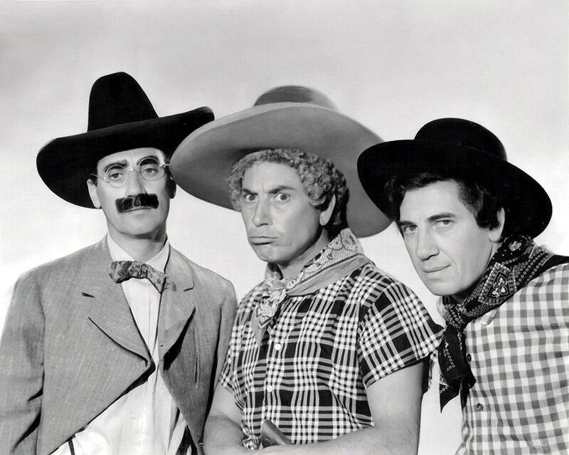 Three men in cowboy hats