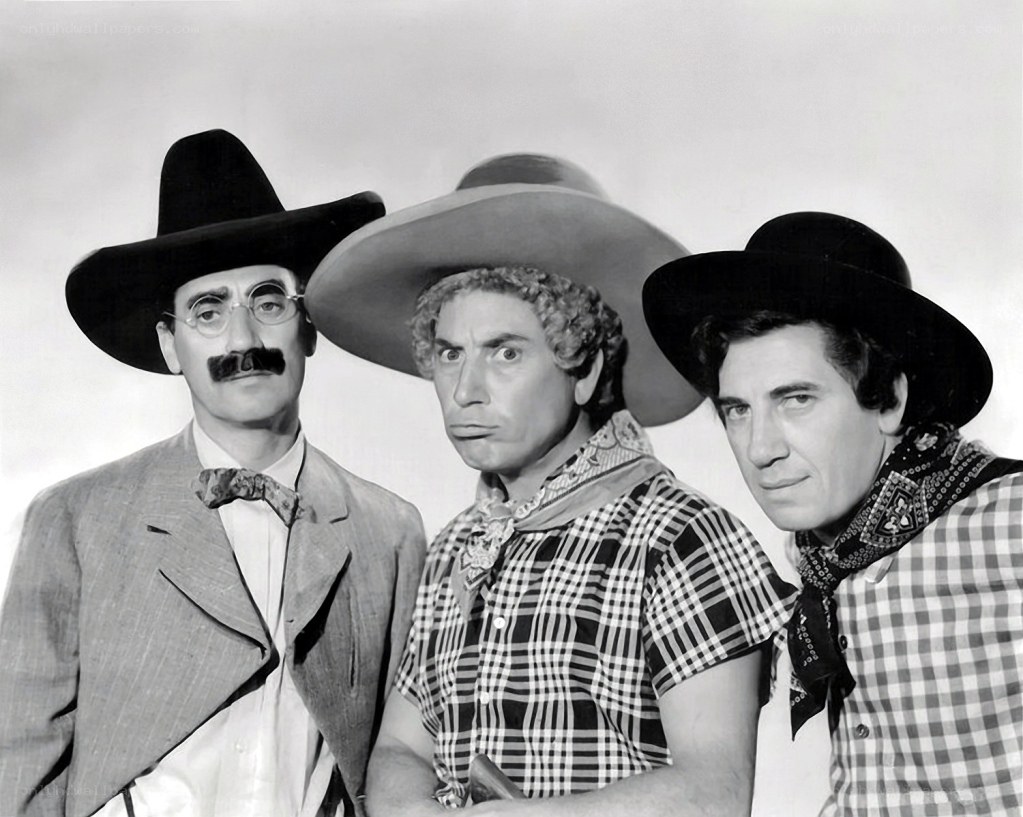 Three men in cowboy hats
