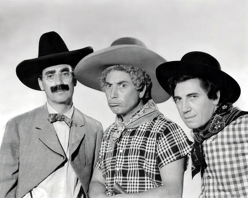 Three men in cowboy hats