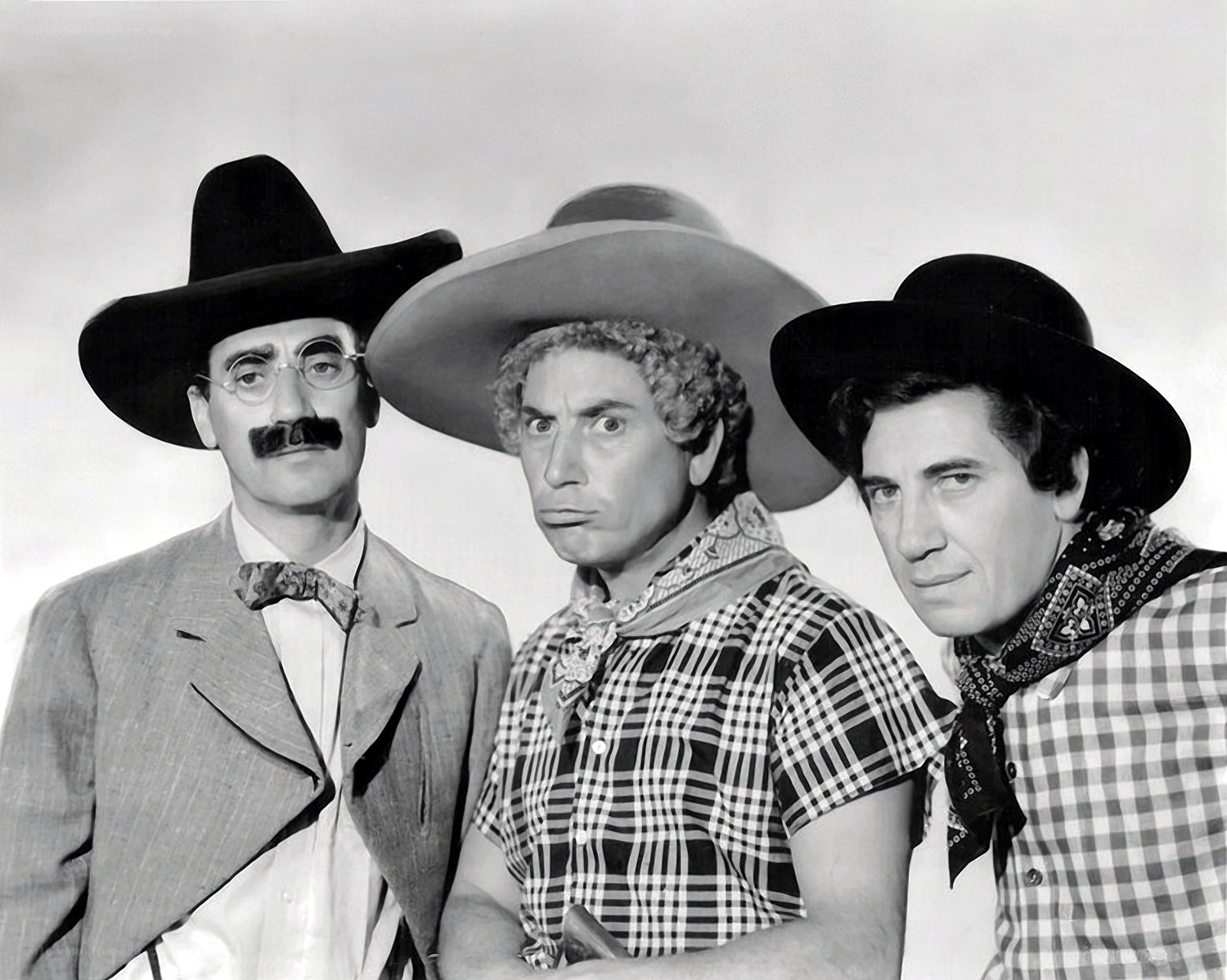 Three men in cowboy hats