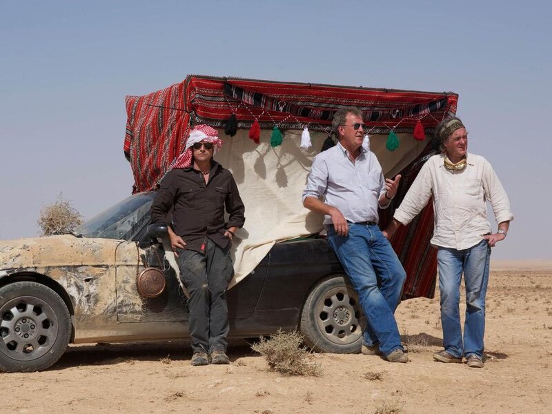 Three Men in Desert