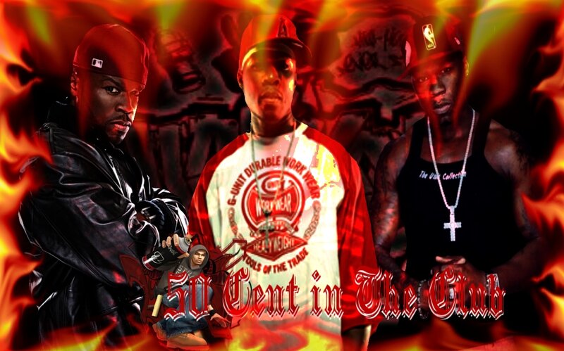 Three Men in Flames