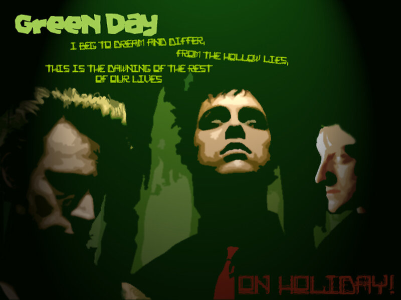 Three Men in Green