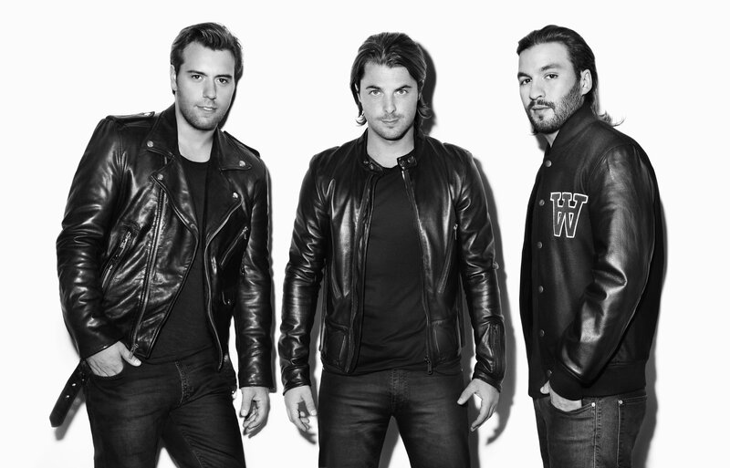 Three Men in Leather Jackets — Black, Confident